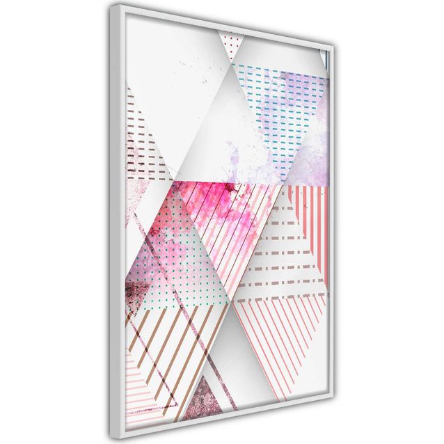Juliste Artgeist Pink Triangle kehyksillä eri kokoja