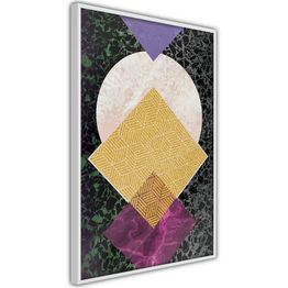 Juliste Artgeist Terrazzo Geometry kehyksillä eri kokoja