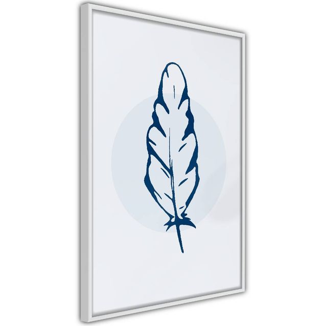 Juliste Artgeist Blue Feather kehyksillä eri kokoja