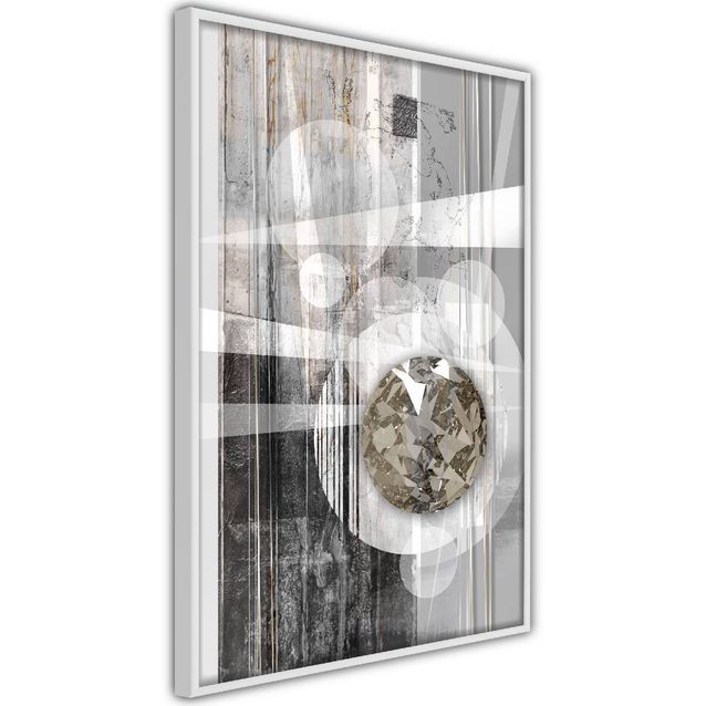 Juliste Artgeist Silver Symmetry kehyksillä eri kokoja