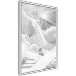 Juliste Artgeist Sky-High Construction kehyksillä eri kokoja