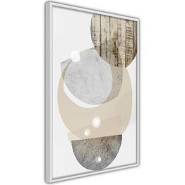 Juliste Artgeist Beige Fusion kehyksillä eri kokoja