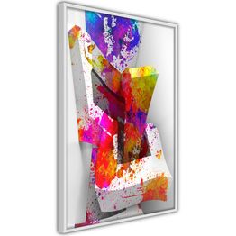 Juliste Artgeist Three-dimensional Shapes kehyksillä eri kokoja