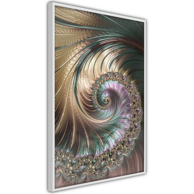 Juliste Artgeist Fractal Swirl kehyksillä eri kokoja