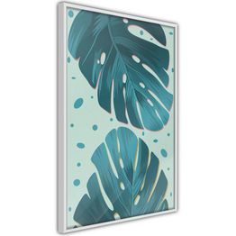 Juliste Artgeist Dewy Leaves kehyksillä eri kokoja