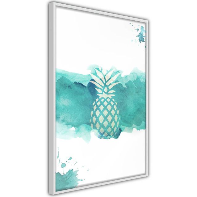 Juliste Artgeist Pineapple in Watercolours kehyksillä eri kokoja