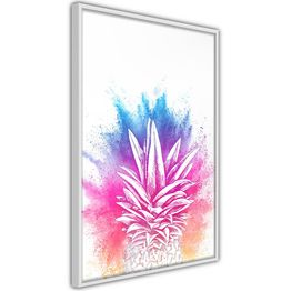 Juliste Artgeist Colourful Pineapple kehyksillä eri kokoja