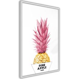 Juliste Artgeist Golden Pineapple kehyksillä eri kokoja
