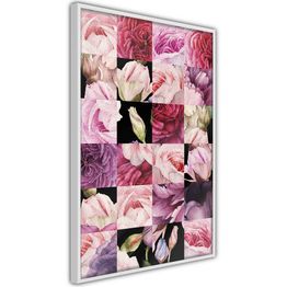 Juliste Artgeist Floral Collage kehyksillä eri kokoja