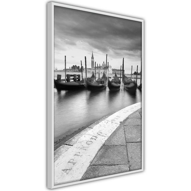 Juliste Artgeist Boats in Venice kehyksillä eri kokoja