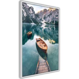 Juliste Artgeist Boats In Dolomites kehyksillä eri kokoja