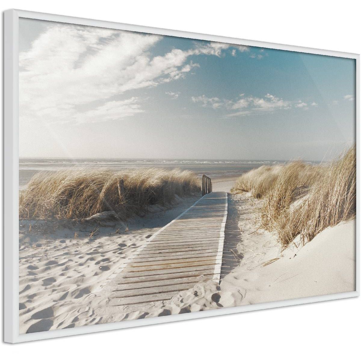 Juliste Artgeist Abandoned Beach musta kehys 40x60cm