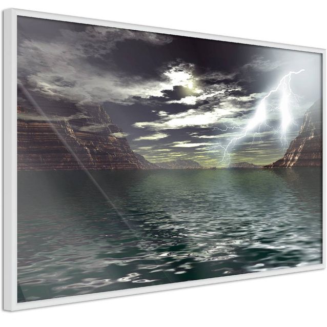 Juliste Artgeist Storm on the Lake kehyksillä eri kokoja