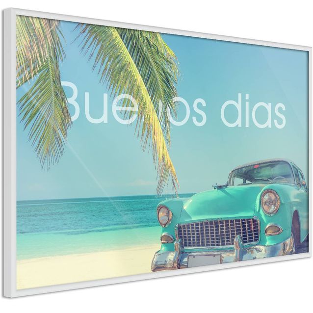 Juliste Artgeist Buenos Dias kehyksillä eri kokoja