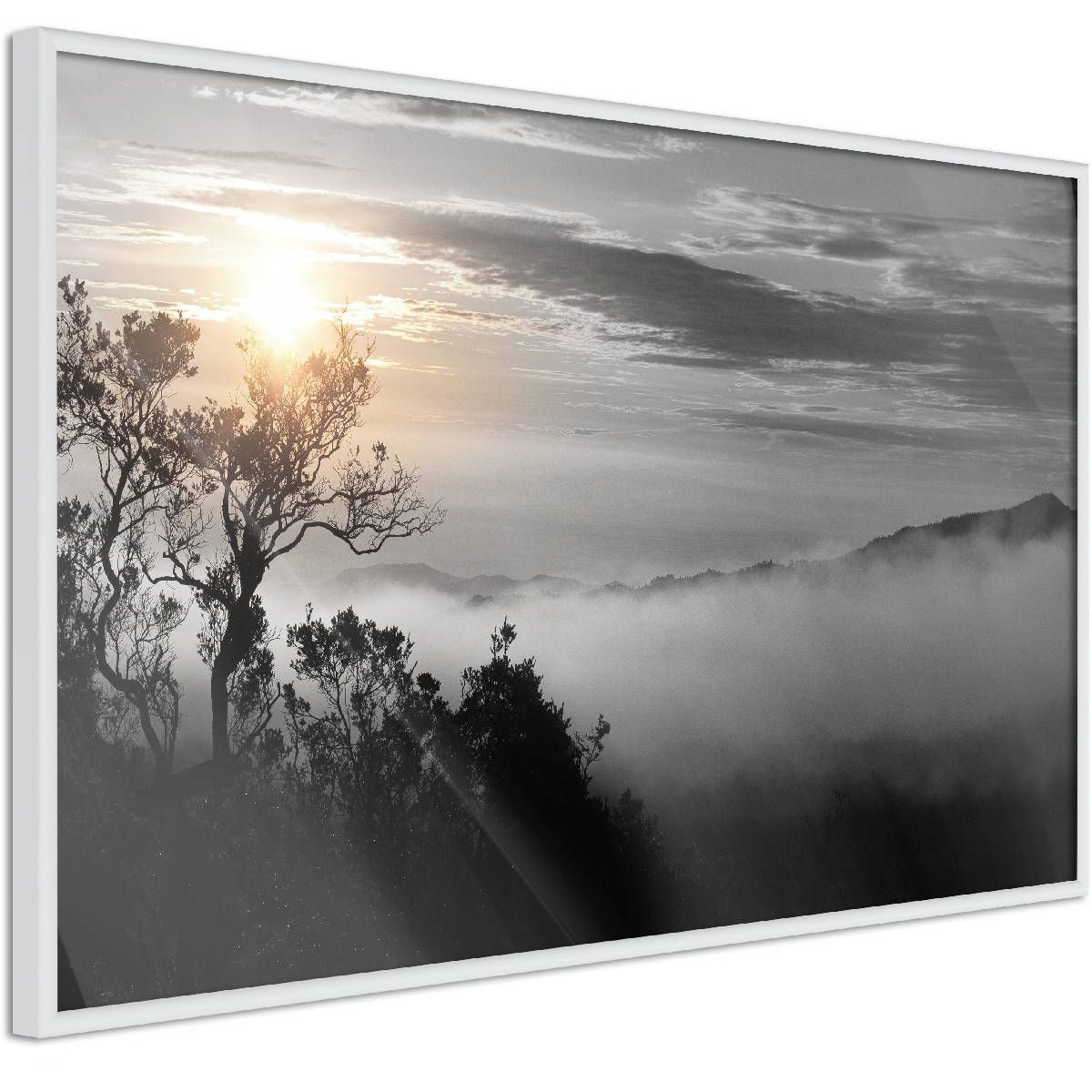 Juliste Artgeist Sunrise kullanvärinen kehys 40x60cm