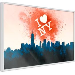 Juliste Artgeist I Love NY kehyksillä eri kokoja