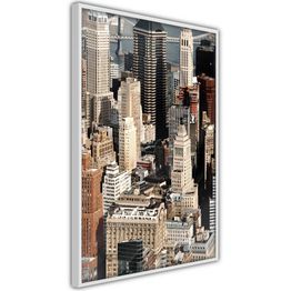 Juliste Artgeist Bustling City kehyksillä eri kokoja