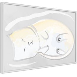 Juliste Artgeist Sleepy Kitty kehyksillä eri kokoja