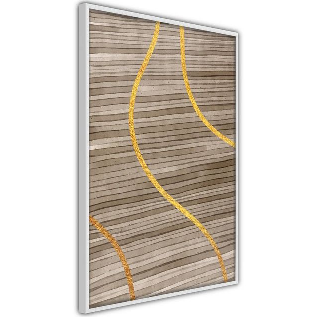 Juliste Artgeist Watercolour and Gold kehyksillä eri kokoja