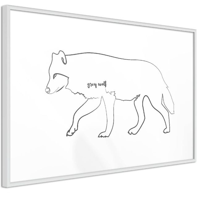 Juliste Artgeist Wolf kehyksillä eri kokoja