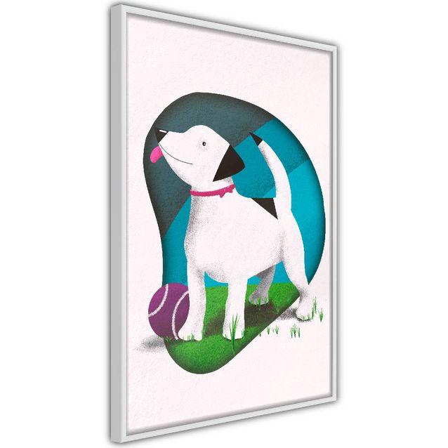 Juliste Artgeist Dog and Ball kehyksillä eri kokoja