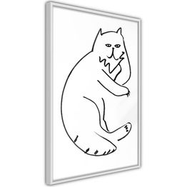 Juliste Artgeist Cat Relaxing kehyksillä eri kokoja