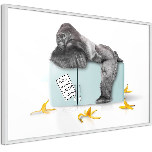 Juliste Artgeist Hungry Gorilla kehyksillä eri kokoja