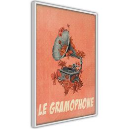 Juliste Artgeist Gramophone kehyksillä eri kokoja