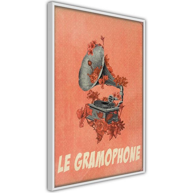 Juliste Artgeist Gramophone kehyksillä eri kokoja