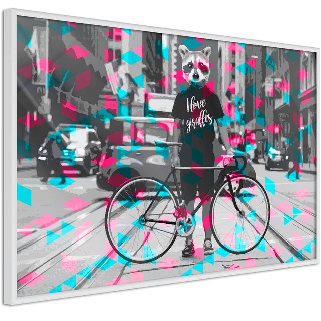 Juliste Artgeist I Love Giraffes kehyksillä eri kokoja