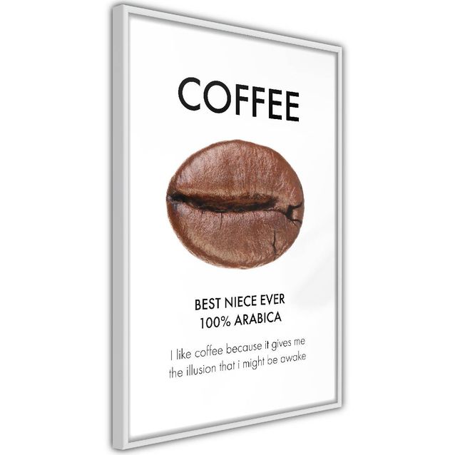 Juliste Artgeist Coffee - Best Niece Ever kehyksillä eri kokoja