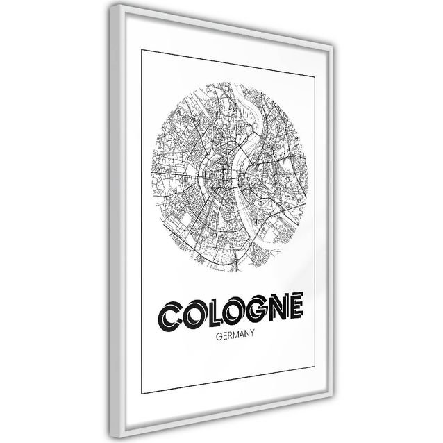 Juliste Artgeist Retro Cologne kehyksillä eri kokoja