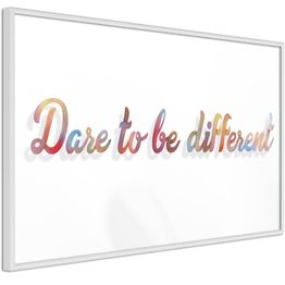 Juliste Artgeist Dare To Be Different kehyksillä eri kokoja