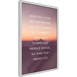 Juliste Artgeist Make Your Absence Felt kehyksillä eri kokoja