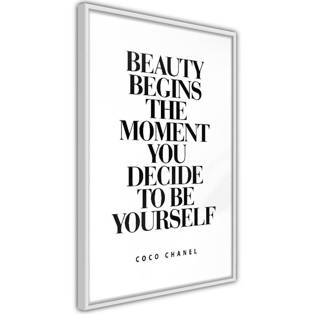 Juliste Artgeist Coco Chanel kehyksillä eri kokoja