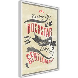 Juliste Artgeist Rockstar kehyksillä eri kokoja