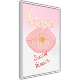 Juliste Artgeist Sweet Kisses kehyksillä eri kokoja