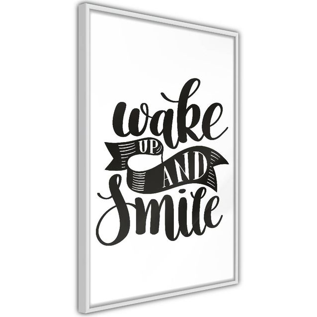 Juliste Artgeist Wake up and Smile kehyksillä eri kokoja