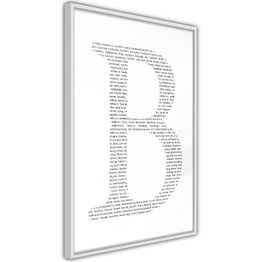 Juliste Artgeist Letter B kehyksillä eri kokoja