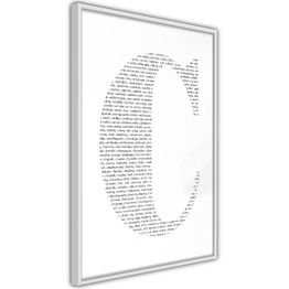Juliste Artgeist Letter C kehyksillä eri kokoja