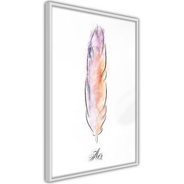 Juliste Artgeist Colourful Feather kehyksillä eri kokoja