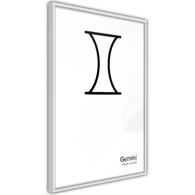 Juliste Artgeist Gemini kehyksillä eri kokoja