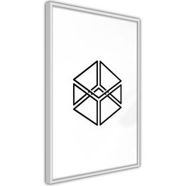 Juliste Artgeist Cube kehyksillä eri kokoja