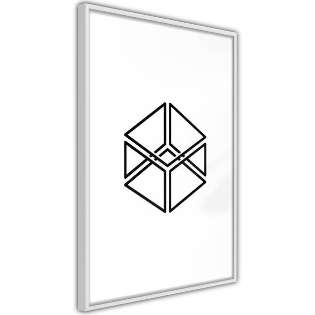 Juliste Artgeist Cube kehyksillä eri kokoja