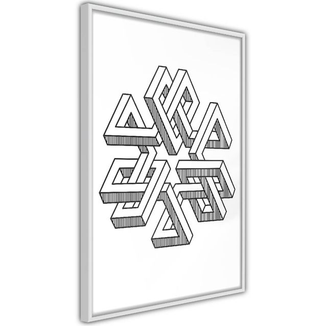 Juliste Artgeist Geometric Clover kehyksillä eri kokoja