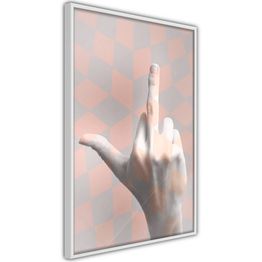 Juliste Artgeist Hate You! kehyksillä eri kokoja