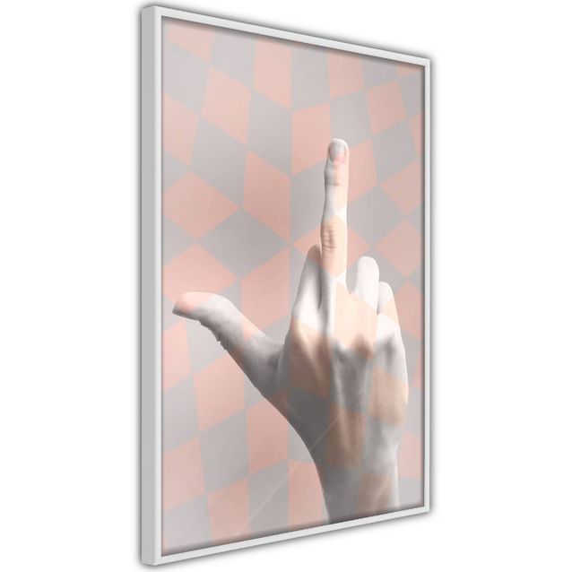 Juliste Artgeist Hate You! kehyksillä eri kokoja