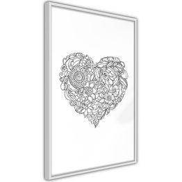 Juliste Artgeist Ethnic Heart kehyksillä eri kokoja