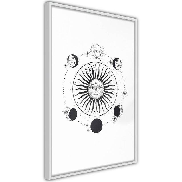 Juliste Artgeist Moon Phases kehyksillä eri kokoja