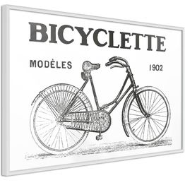 Juliste Artgeist Old Bike kehyksillä eri kokoja